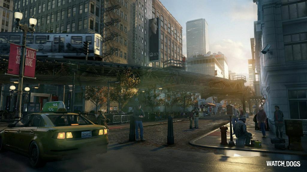 Watch Dogs city gameplay screenshot