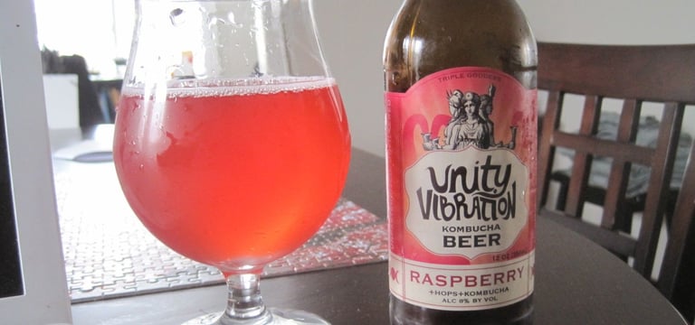 Unity Vibrations Ginger Kombucha Beer