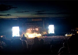 Sasquatch Music Festival at Night