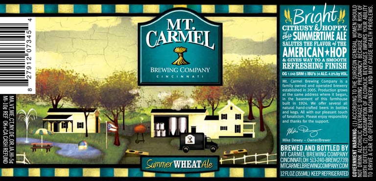 Mt. Carmel Brewing Company – Summer Wheat Ale
