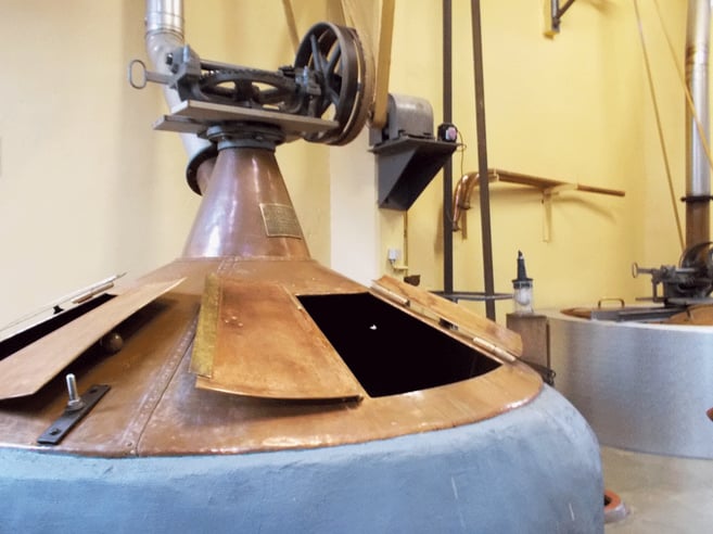 Boiling tuns at Cantillon.