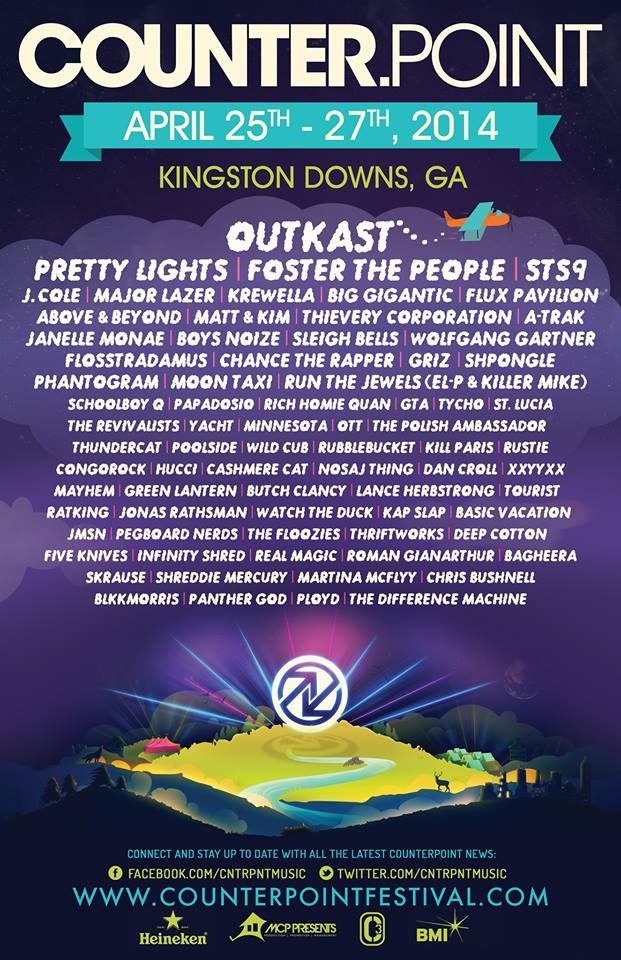 2014 Counterpoint lineup
