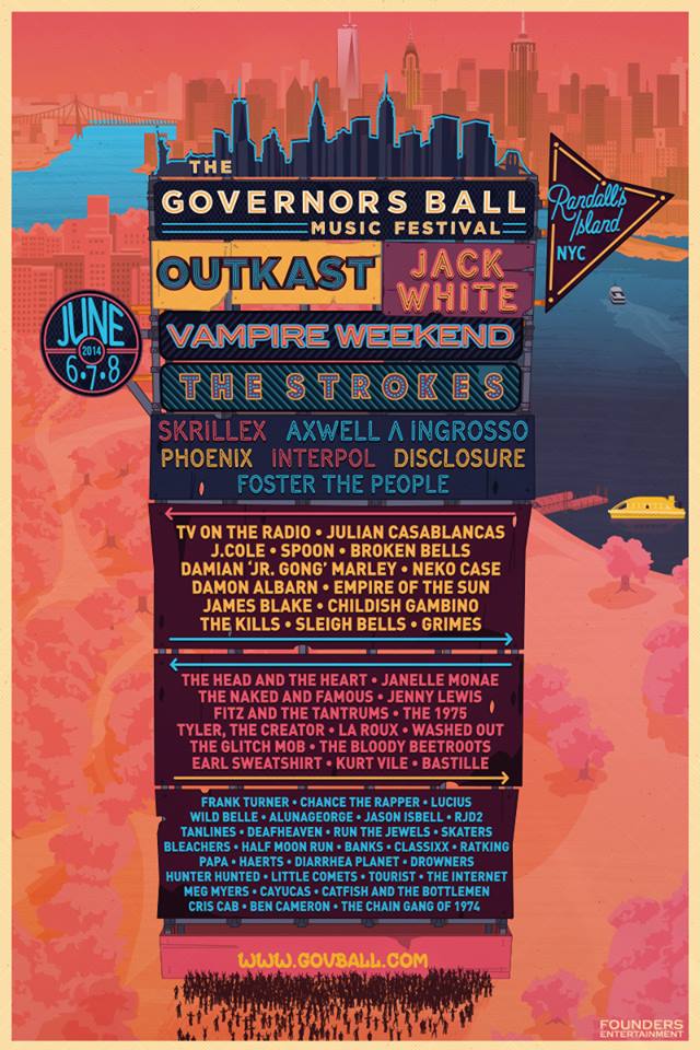 2014 Governor's Ball Lineup