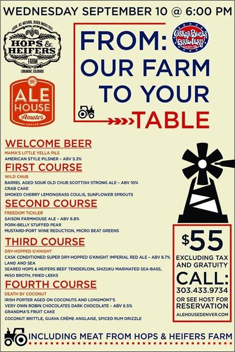 ale house at amatos - OB Farm to Table Beer Dinner- dbb - 09-10-14