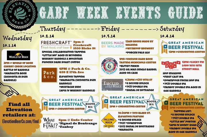 elite brands - gabf week events guide - 2014 gabf - dbb