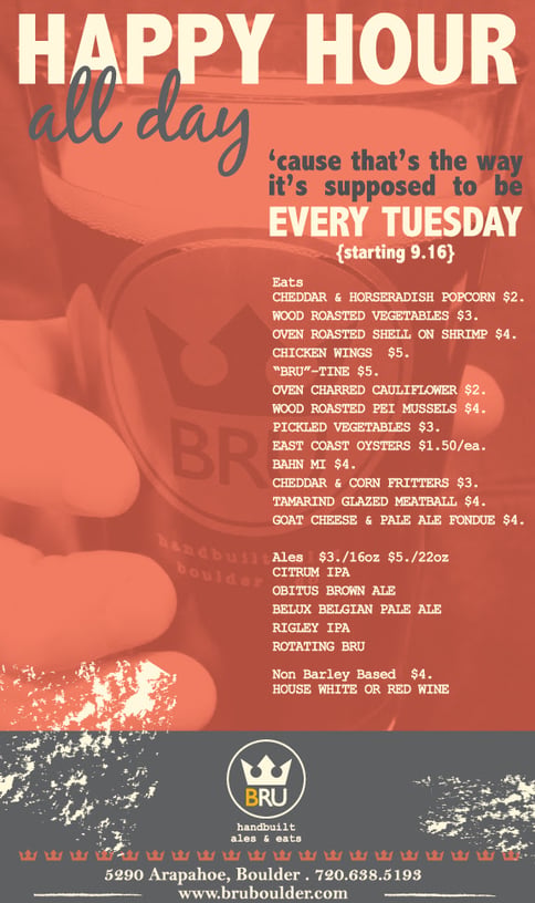 tuesday just got awesome - bru - dbb - every tuesday