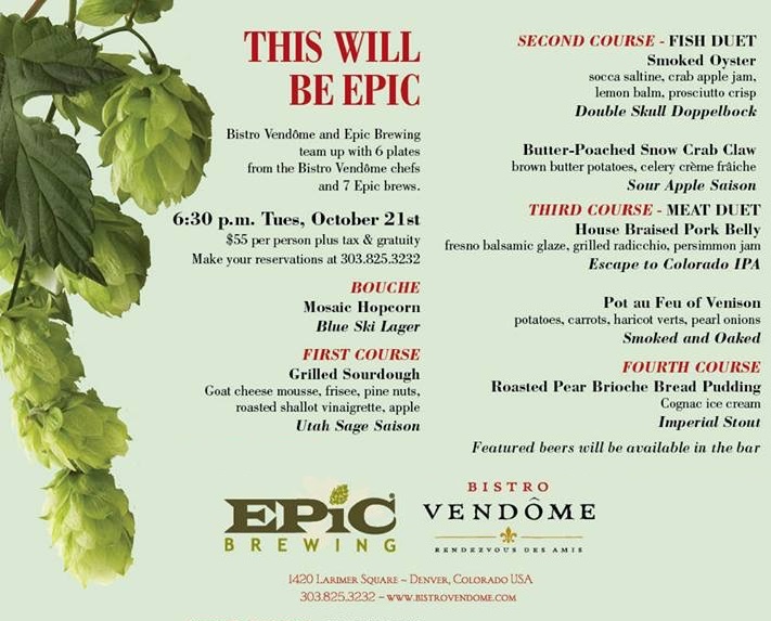epic brewing - bistro vendome - dbb - 10-21-14