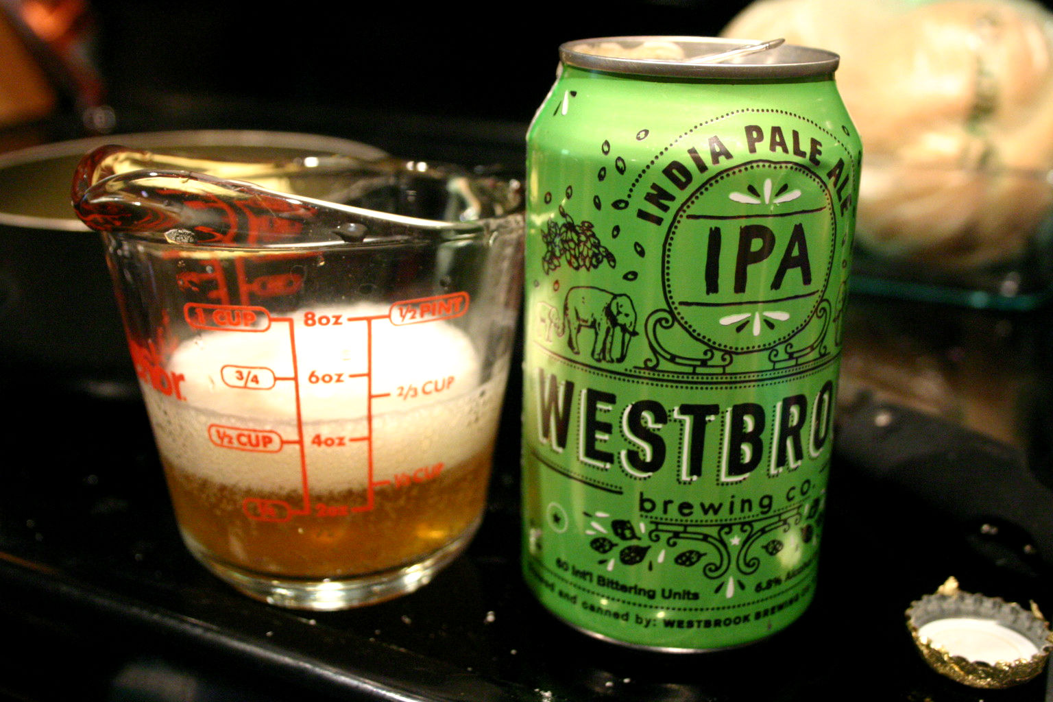 Great American Beer Burger Drink and Spoon