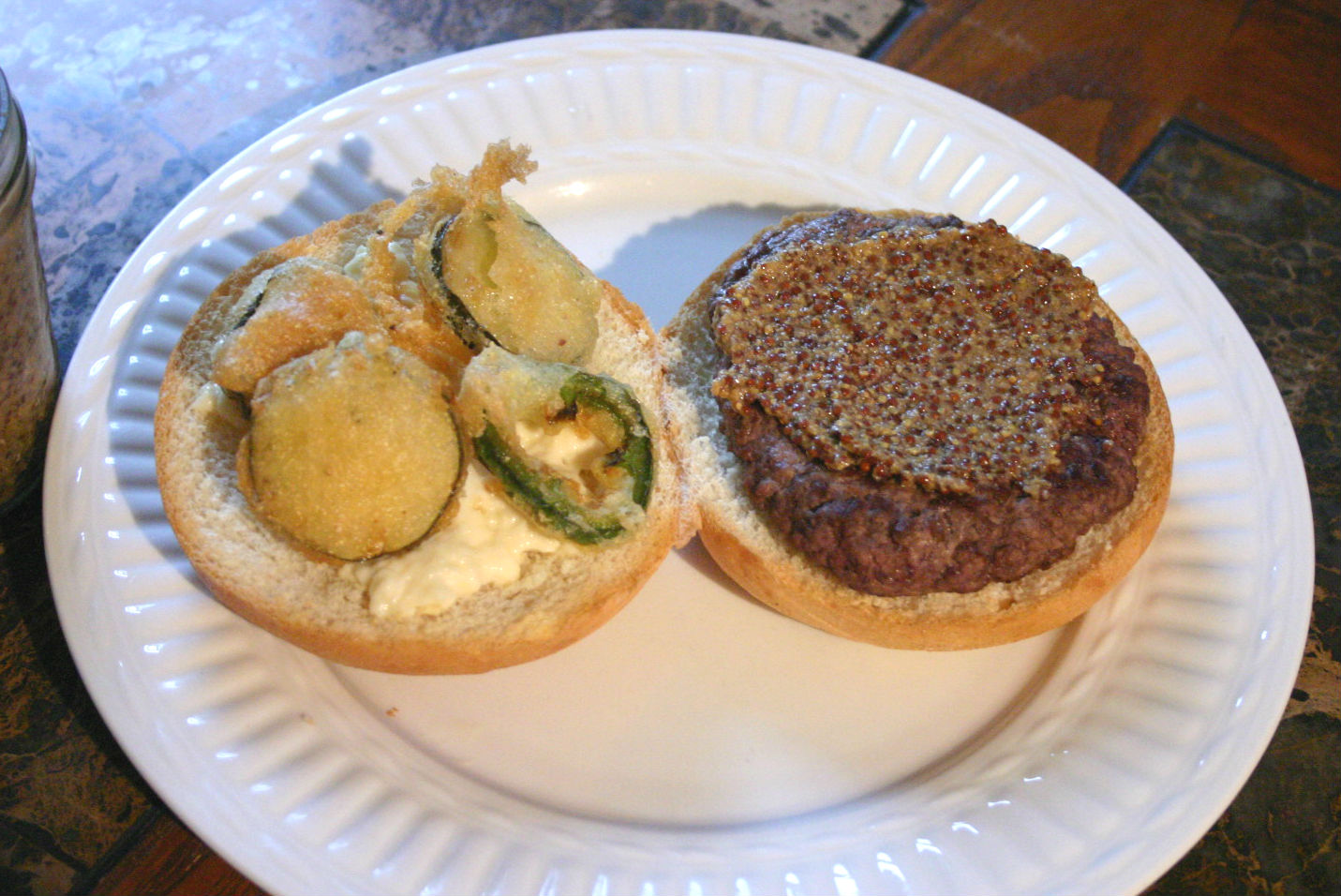 Great American Beer Burger Drink and Spoon