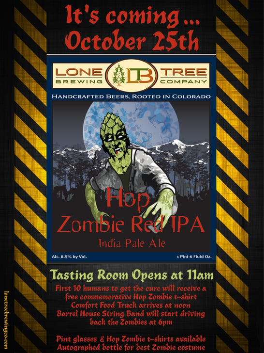 Lone Tree Brewing Co. - Hop Zombie Red IPA - dbb - 10-25-14