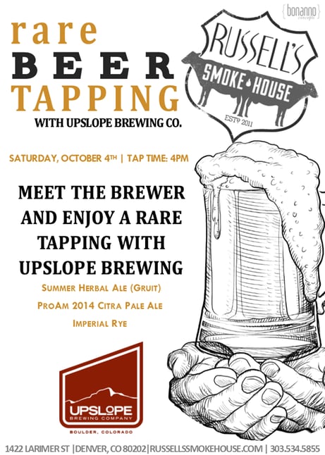 Upslope Brewing at Russell's Smokehouse - gabf 2014 - dbb - 10-04-14