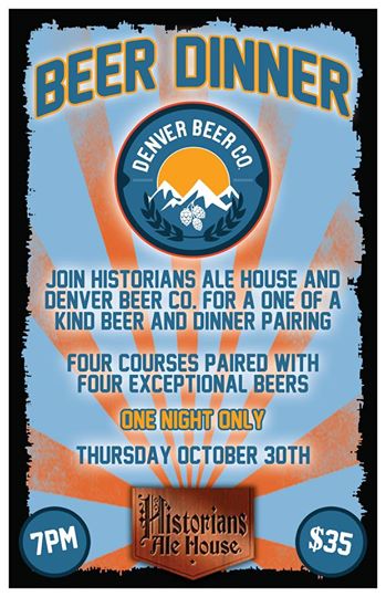 historians ale house - dbc dinner - dbb - 10-30-14