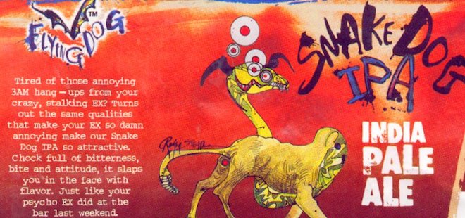 Flying Dog Brewery | Snake Dog IPA