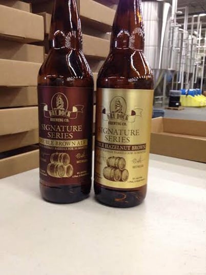 south dock release of double brown ale and double hazelnut brown ale - dbb - 10-31-14