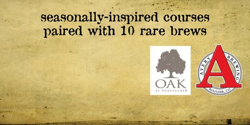 avery brewing - barrel-aged beer dinner - dbb - 11-19-14