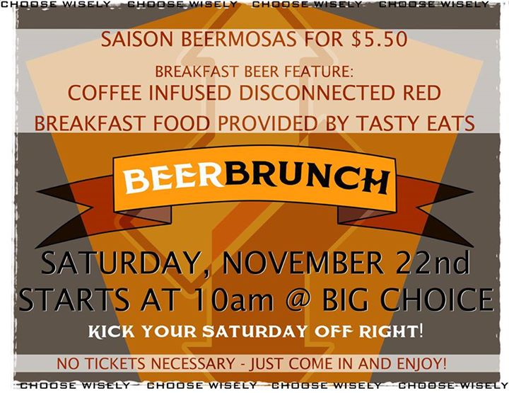 big choice brewing beer brunch - dbb - 11-22-14