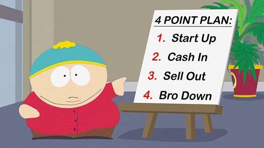 south park selling out