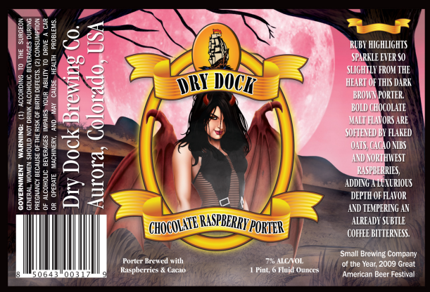 chocolate raspberry porter - dry dock north - dbb - 12-18-14