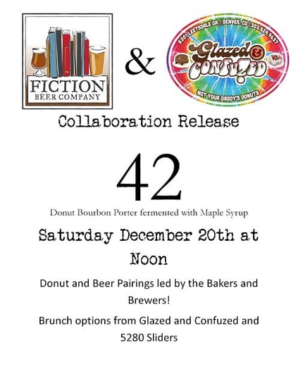 fiction beer co and glazed & confuzed - 42 porter- dbb - 12-20-14