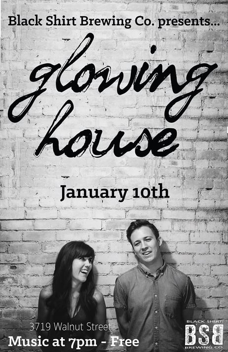 A special evening with GLOWING HOUSE - dbb - 01-10-15