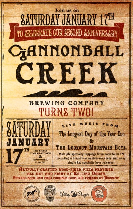 cannonball creek 2 yr anni