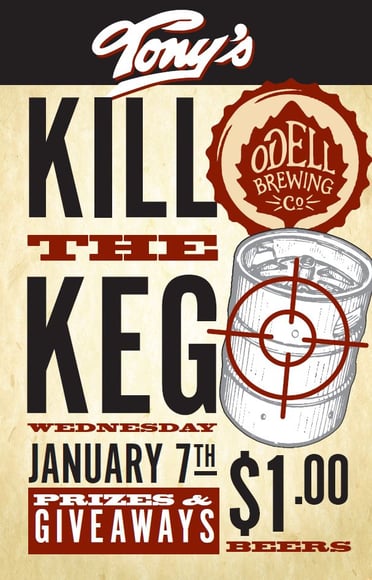 kill the keg at tonys - dbb - 01-07-15
