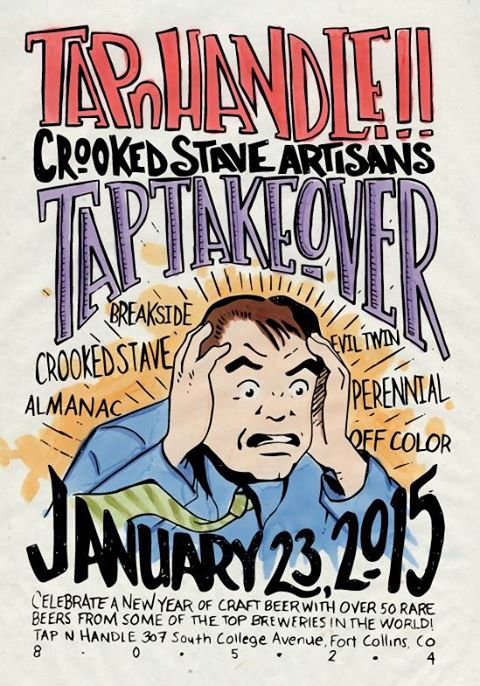 tap and handle - crooked stave takeover - dbb - 01-23-15