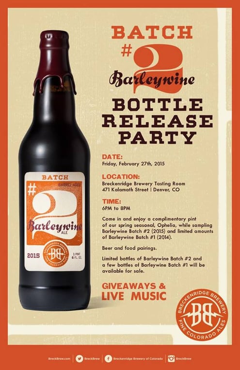 Breckenridge - Barleywine Batch #2 Release - dbb - 02-27-15