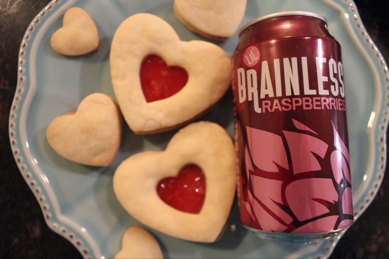 Cooking with Beer | Lil’ Raspberry Cookies