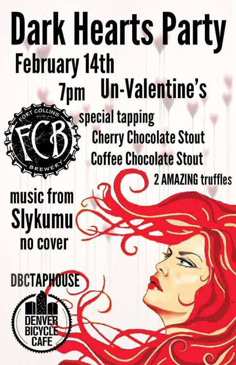 dark hearts party - denver bicycle cafe - dbb - 02-14-15
