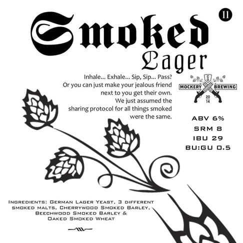 smoked lager release - mockery - dbb - 02-06-15