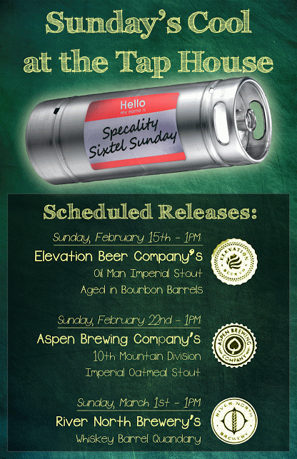 stapleton tap house sixtel sundays in February - dbb - 02-15-15
