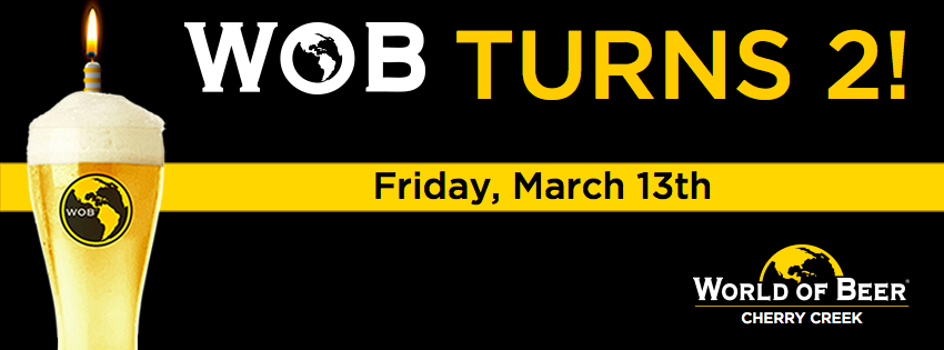 WOB Turns 2 - World of Beer - Cherry Creek - 03-16-15