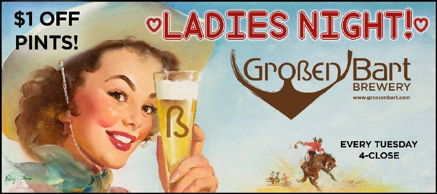 ladies night - Großen Bart Brewery - dbb - Tuesdays