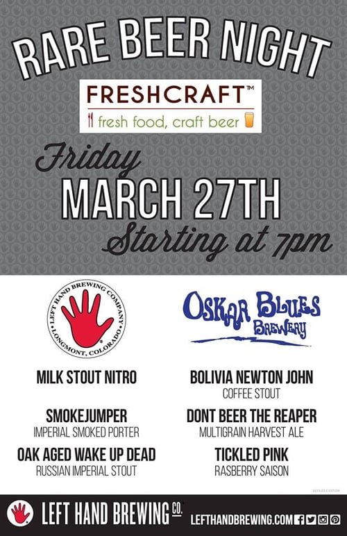 oskar blues x left hand brewing - freshcraft - dbb - 03-27-15