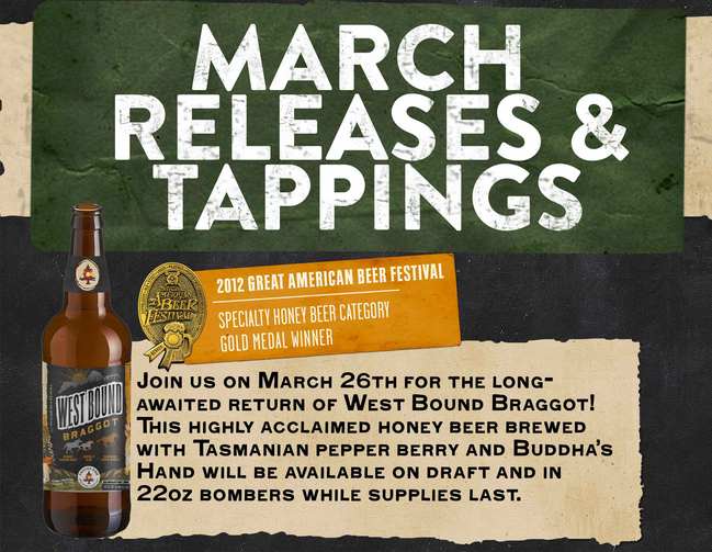 twisted pine brewing - braggot release - dbb - 03-26-15