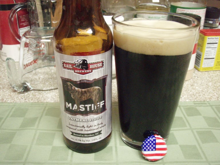 Railhouse Brewery | Mastiff Oatmeal Stout