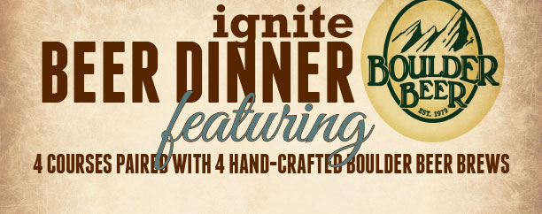 ignite burger bar and boulder beer dinner - dbb - 04-28-2015