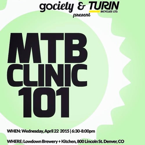 turin bicycles mtb clinic 101 - lowdown brewery - dbb - 04-22-15