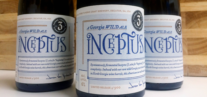 Three Taverns Brewery | Inceptus Wild Ale