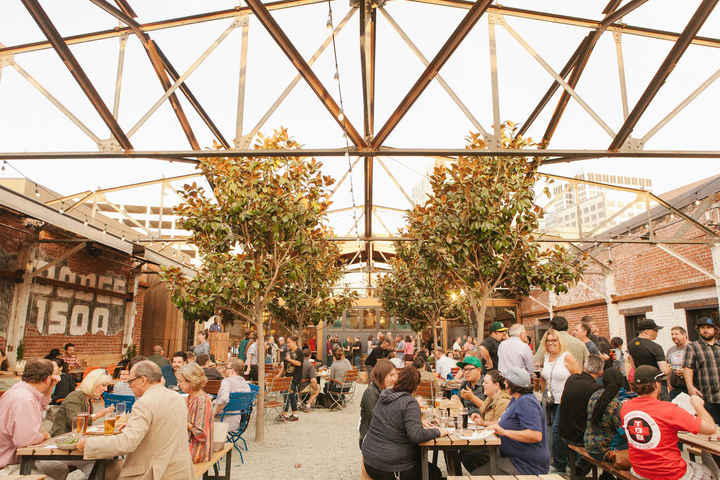 Drake's Dealership beer garden
