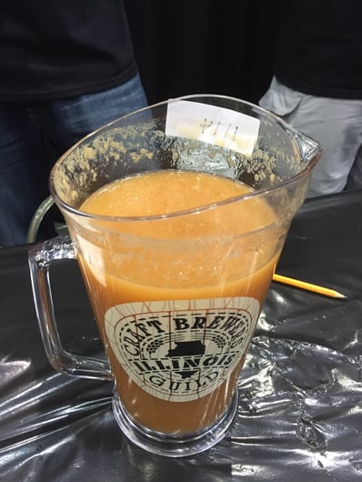 Early on Pamplemousse was better than it looked. Once they changed the way they poured the beer it looked much better.