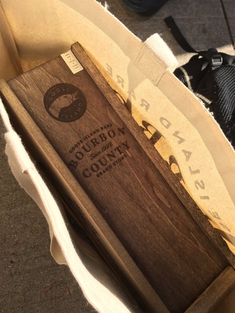 The bottles of Rare in their own wooden box.