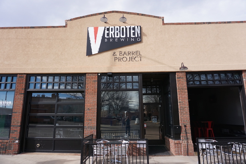 Verboten Brewing Exterior