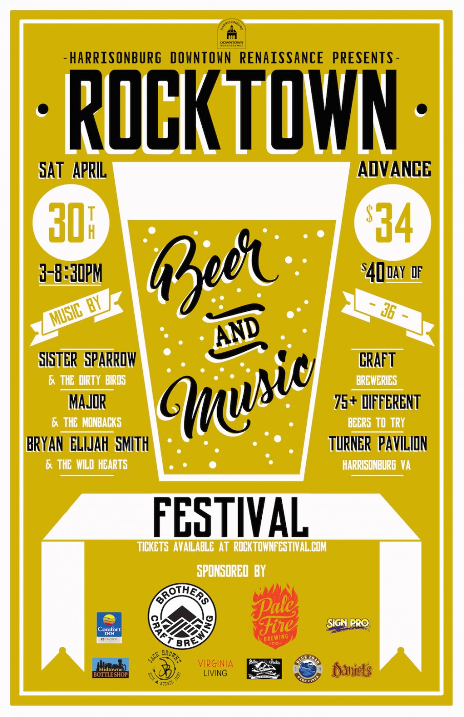 Rocktown Beer Poster
