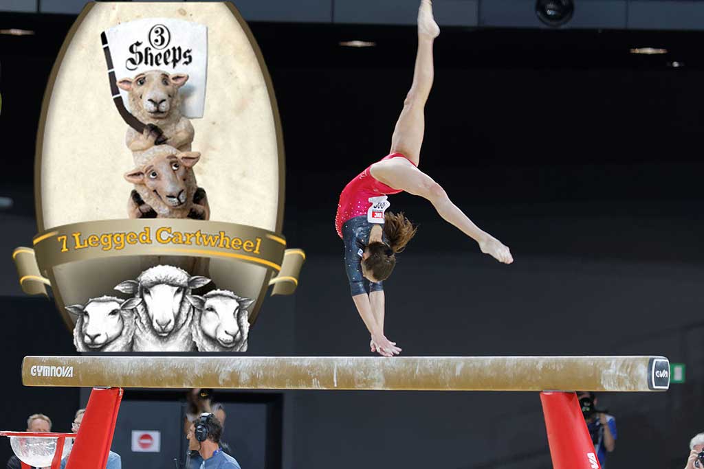 gymnastics 3 sheets 7 legged cartwheel