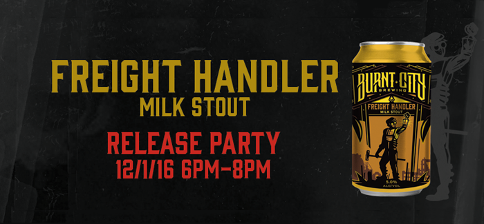 Burnt City Brewing Introduces Freight Handler Milk Stout