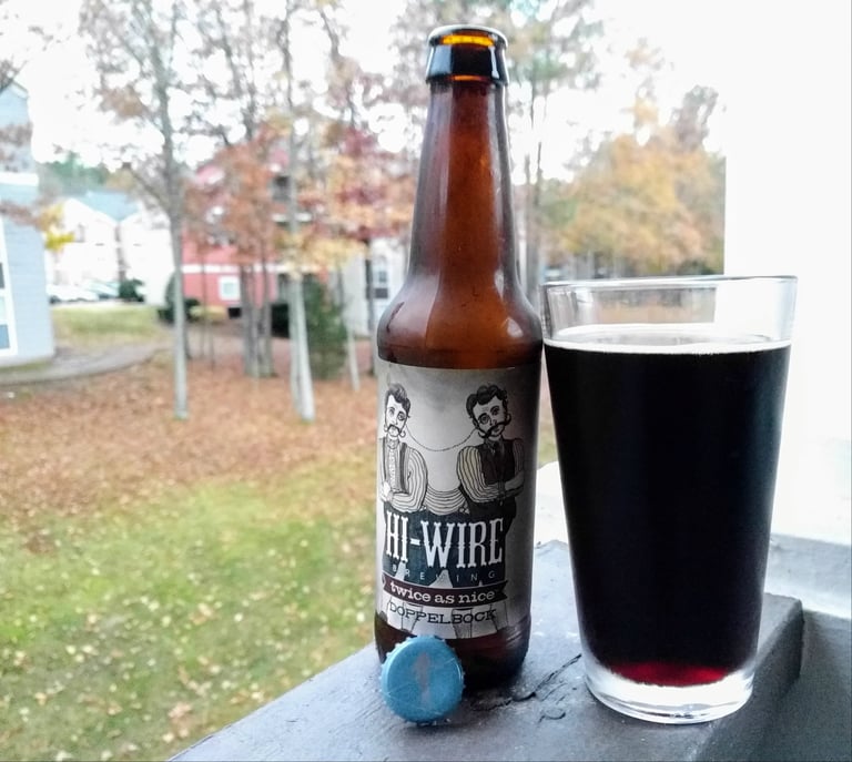 Hi-Wire Brewing | Twice as Nice Doppelbock