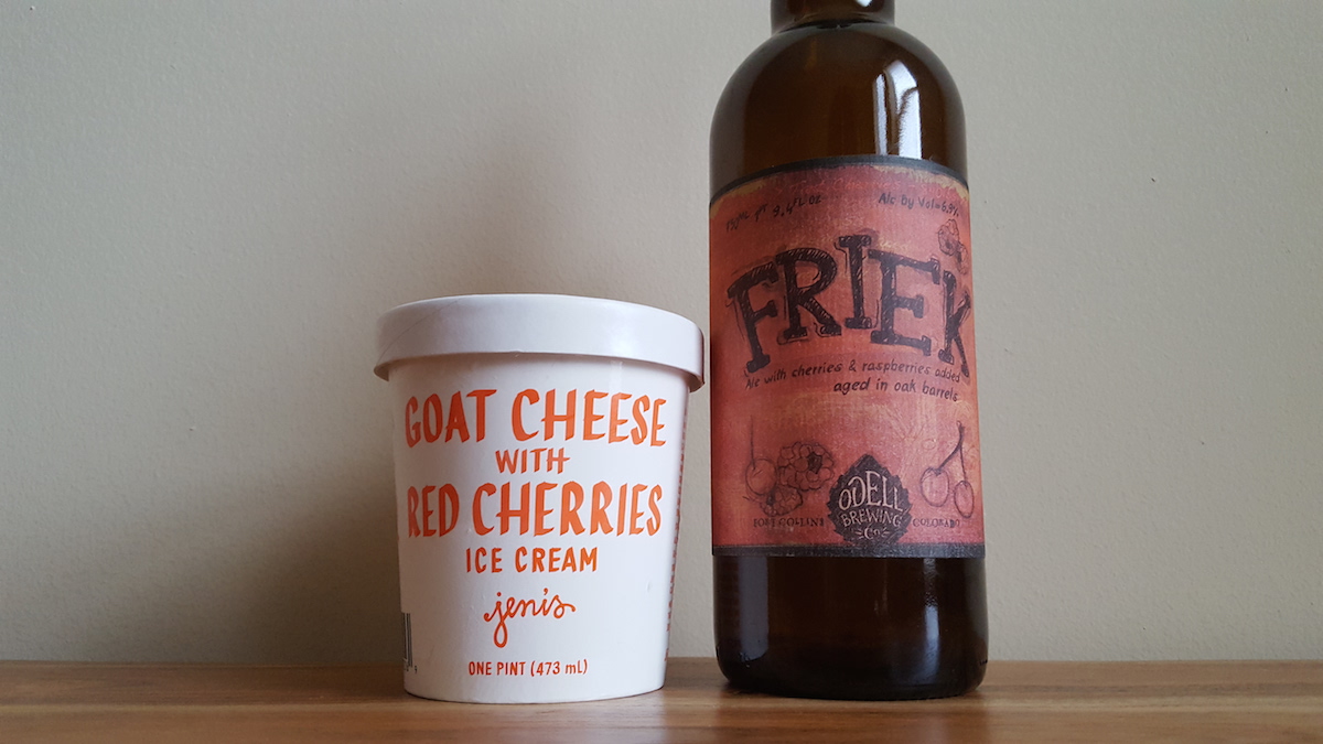 Odell Brewing Friek Jeni's Ice Cream Pairing