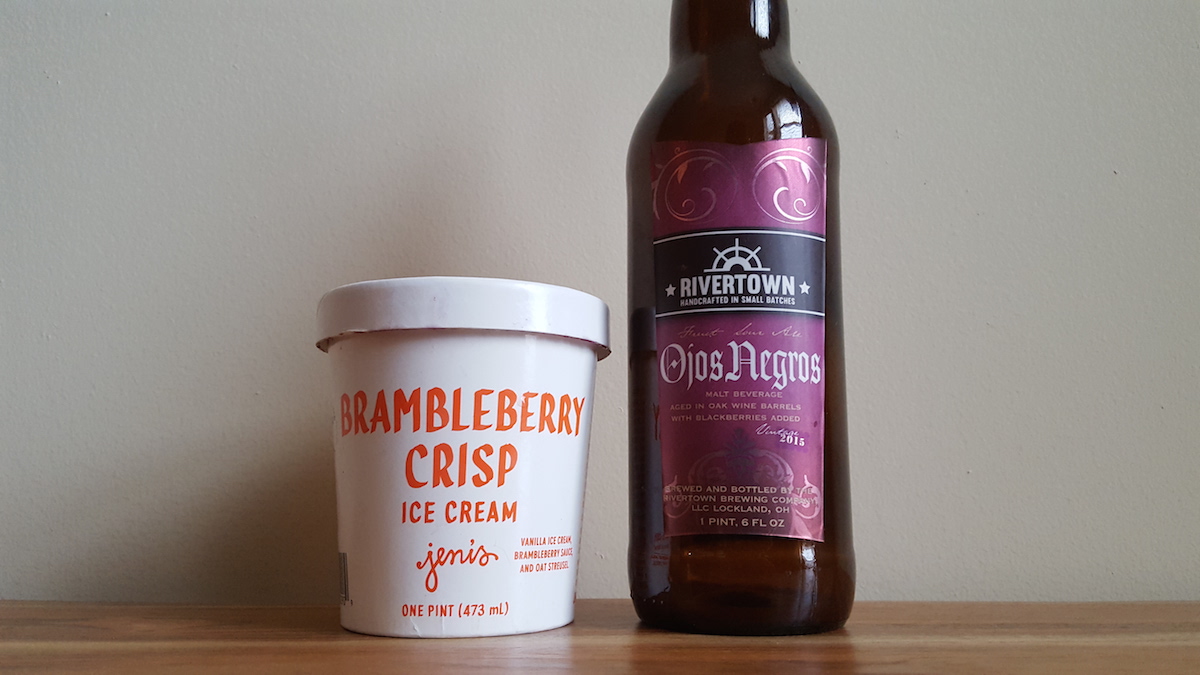 Rivertown Brewing's Ojos Negros Jeni's Ice Cream Pairing